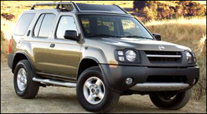 2002 Nissan xterra tire size