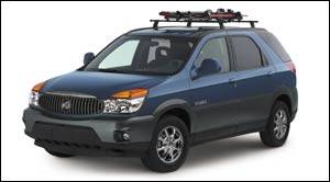 Buick rendezvous 2004 tire size