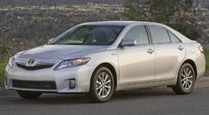 2010 Toyota camry hybrid curb weight
