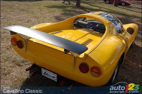 Dino 206S Pininfarina, arrière