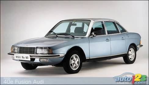 The merger brought the Wankel-engined NSU Ro 80 in the product portfolio of the newly created group. NSU was the first German manufacturer to win the ''Car of the Year'' award with this car in 1967.