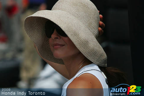 Dario Franchitti's wife and actress Ashley Judd.