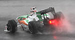 F1 Japan: Kovalainen and Sutil go fastest in treacherous conditions