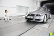 Hairdo test in the new BMW wind tunnel Hairdo test in the new BMW wind tunnel