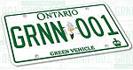 New 'Green' Licence Plate