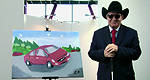 Blind artist's painting of Volvo S60 goes on eBay auction (video)