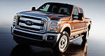 2011 Ford Super Duty : all-new 4.2-inch LCD productivity screen