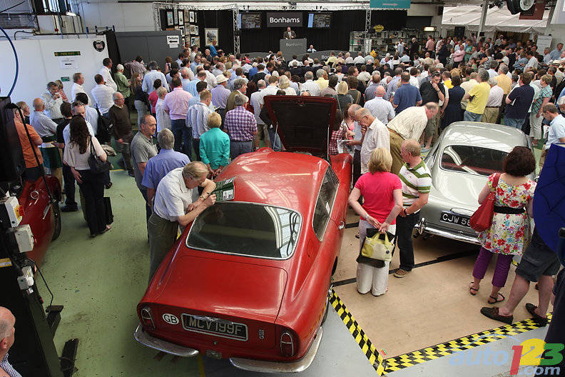 The 11th Bonhams Aston Martin auction generated sales of almost 7,3 millions de dollars CAN (£4.7 million) with 95% of all lots being sold. (Photo: Bonhams)