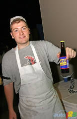 Opening night of this exhibition had a taste of the daring 50s and the chrome era of the American automobile, complete with rock and roll dancing and Dad's Root Beer! (Photo: Luc Gagné/Auto123.com)