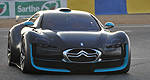 The fully electric Citroen Survolt race car unveiled at Le Mans