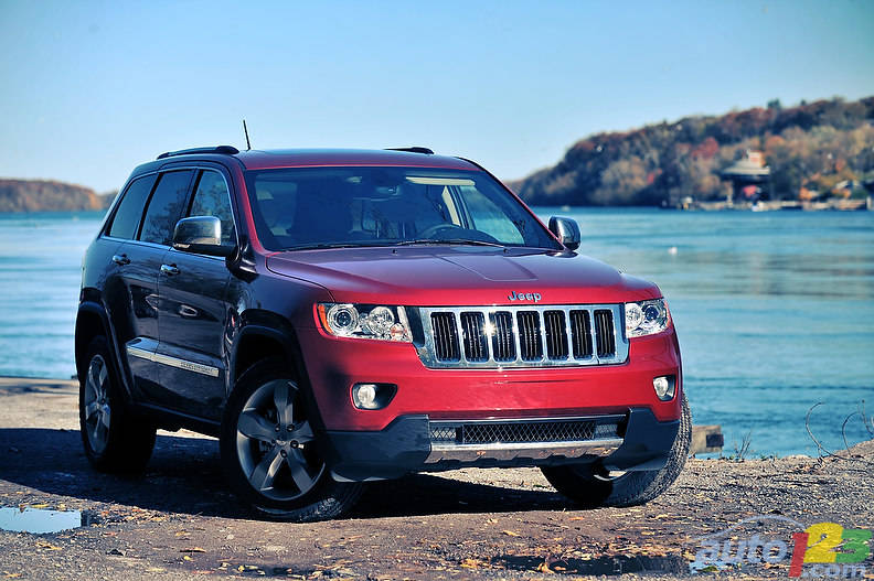 Jeep Grand Cherokee WK красный