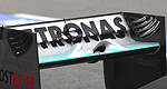 F1: Mercedes car has third pedal for adjustable wing