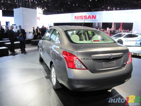 2011 New York Auto Show: 2012 Nissan Versa Sedan