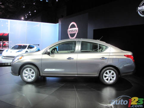 2011 New York Auto Show: 2012 Nissan Versa Sedan