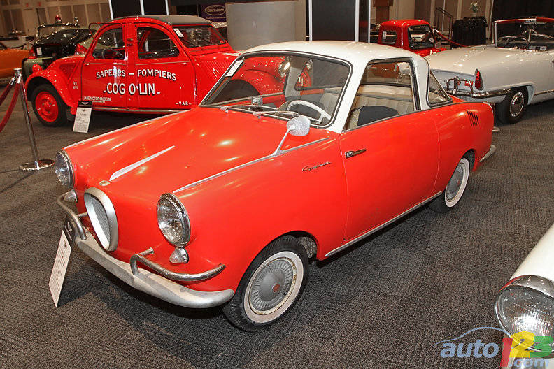 Cette micro « sportive » d'origine allemande était animée par un bicylindre deux-temps de 392cc refroidi à l'air et monté à l'arrière. Cette propulsion disposait de 22 chevaux pour mouvoir cette voiture 2+2 pesant moins de 500 kilos. (Photo: Luc Gagné/Auto123.com)