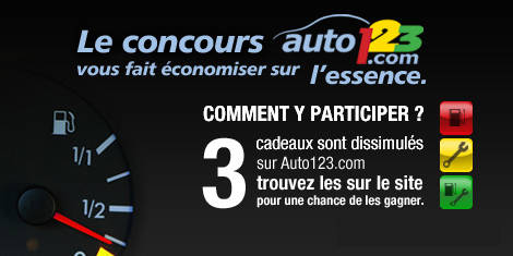 Le concours auto123.com vous faitéconomiser sur l'essence.