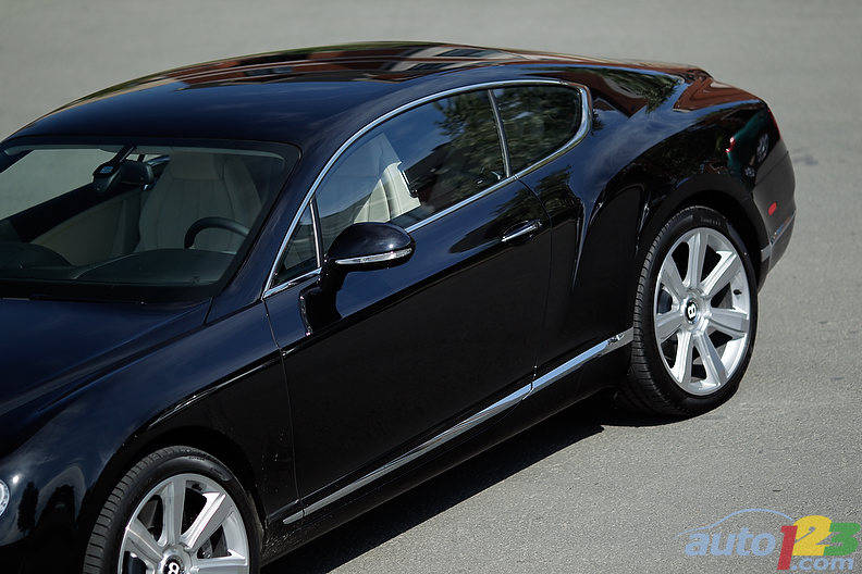 Almost feline-like in design, the 2012 Bentley Continental GT lies in wait in all its grandeur, and despite a near 5,000lb weight will do 0-60 in just 4.4 seconds. Photo: Sébastien D'Amour/Auto123.com
