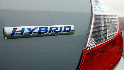 2012 Honda Civic Hybrid badge