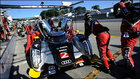 Petit Le Mans Audi Peugeot 2011