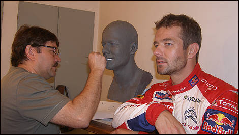 Sebastien Loeb Grevin Museum Citroen 2012
