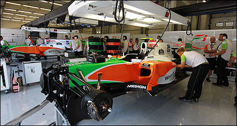 Photo: Force India F1 team