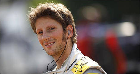 Romain Grosjean GP2 Karting