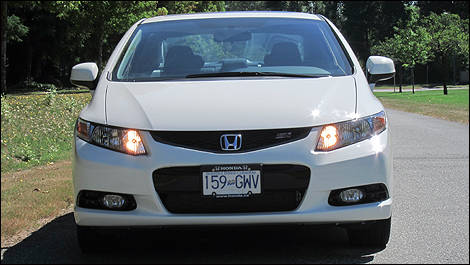 Honda Civic Coupé Si 2012 vue avant