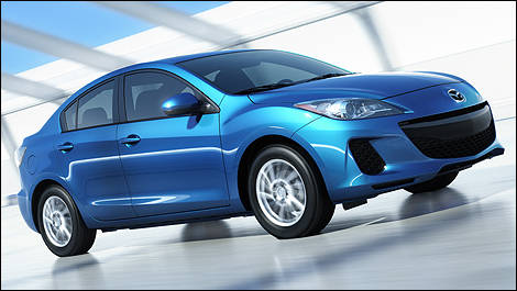 Mazda3 SKYACTIV 2012 vue 3/4 avant