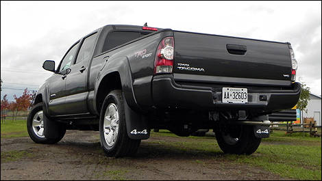 2012 Toyota Tacoma rear 3/4 view