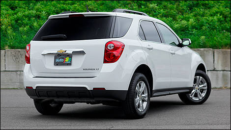 Chevrolet Equinox 2LT 2011 vue 3/4 arrière