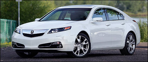 2012 Acura TL SH-AWD Elite front 3/4 view