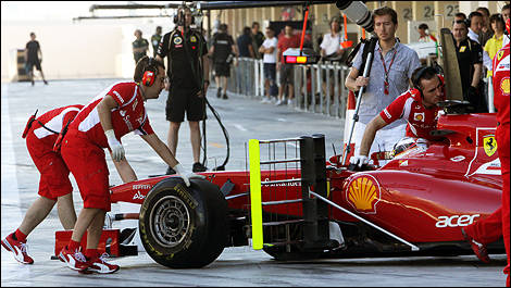 Jules Bianchi Ferrari F1 Abu Dhabi