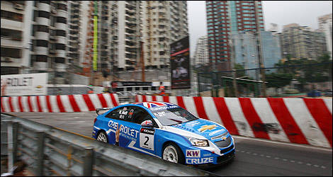 Huff dans les rues de Macao (Photo: WTCC)