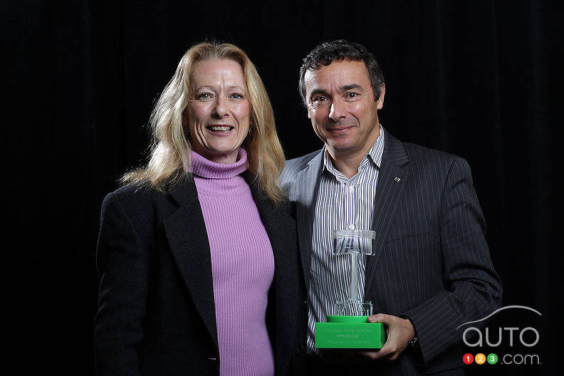 Lesley Wimbush & Didier Marsaud - Nissan Canada Inc. (Photo: Sébastien D'Amour/Auto123.com)