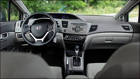 2012 Honda Civic EX sedan interior