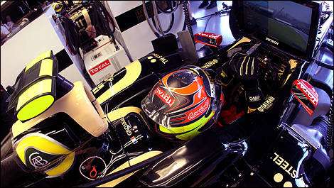 Romain Grosjean Lotus Renault F1