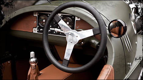 Morgan 3 Wheeler interior