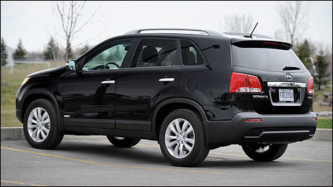 Kia Sorento 2011 3/4 arrière