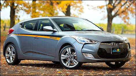 2012 Hyundai Veloster 3/4 front