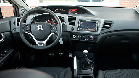 2012 Honda Civic Si sedan interior