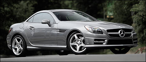 2012 Mercedes-Benz SLK3 350 front 3/4 view