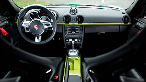 Porsche Cayman R 2012 intérieur