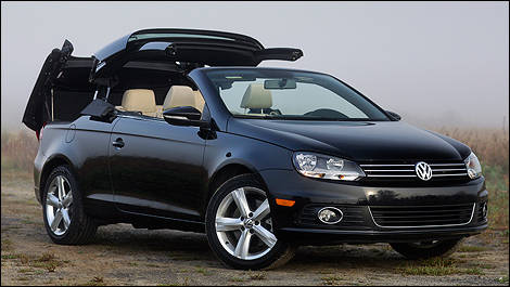 Volkswagen Eos Comfortline 2012 vue 3/4 avant