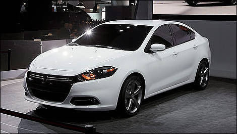 Dodge Dart 2013 vue 3/4 avant