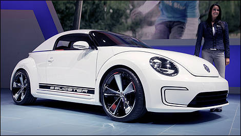 Volkswagen E-Bugster Concept vue 3/4 avant