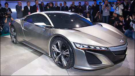 Acura NSX Concept front 3/4 view