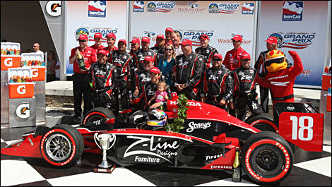 IndyCar Justin Wilson Dale Coyne Watkins Glen