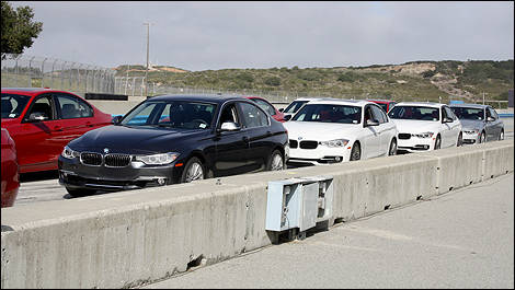 BMW Série 3 Berline 2012 vue 3/4 avant