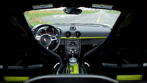 Porsche Cayman R 2012 intérieur