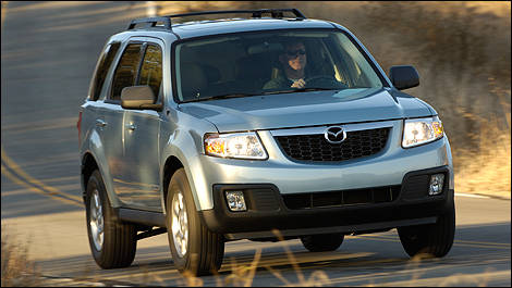 2008 Mazda Tribute front 3/4 view